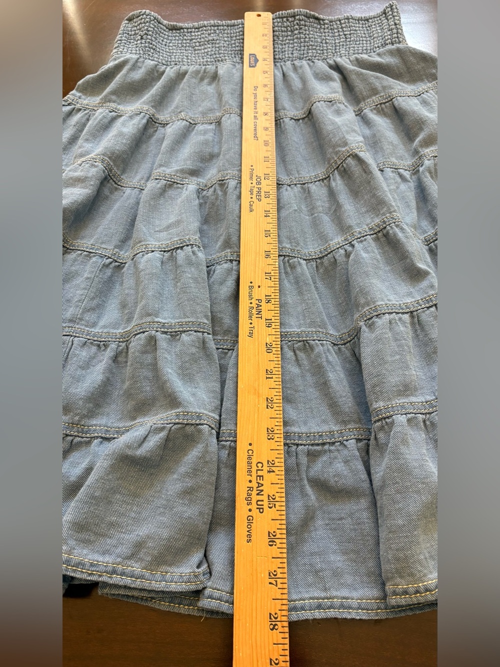 Pilcro Reese 100% Cotton
Smocked Midi Skirt medium - Picture 14 of 16
